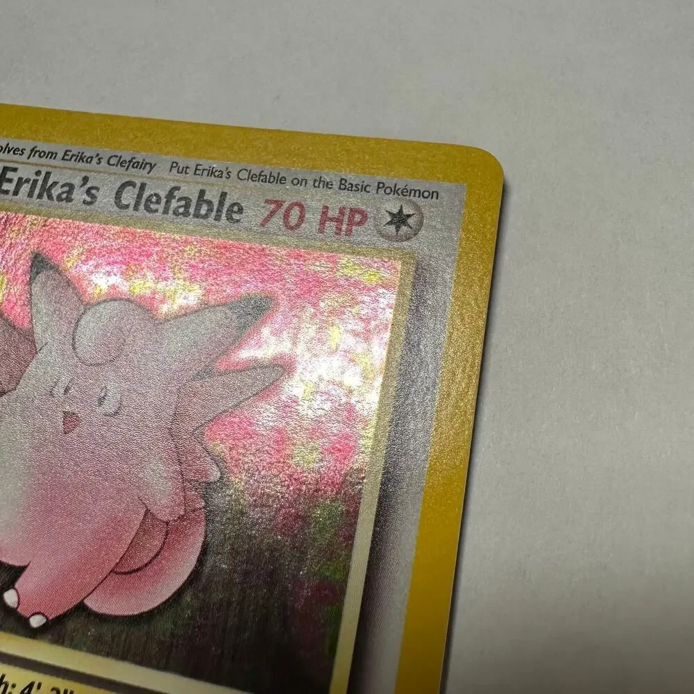 Pokémon TCG Erika's Clefable Gym Heroes 3/132 Holo Unlimited Holo Rare LP